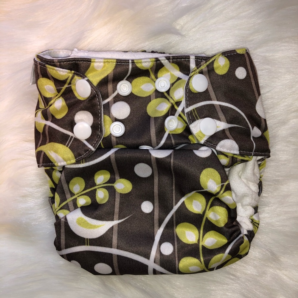 Simplex all in one diaper in the tweet pattern